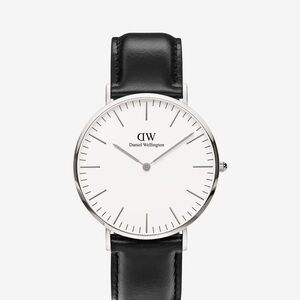 Daniel Wellington Black Leather Watch